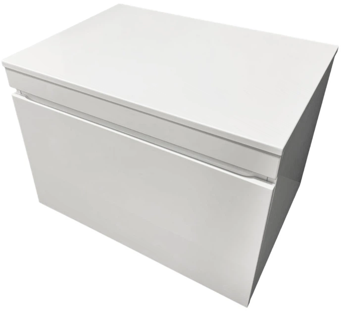 Тумба подвесная ADAMANT Astra W 70 с умывальником Beste New Black Matte/White Glossy - изображение 5