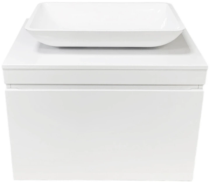 Тумба подвесная ADAMANT Astra W 70 с умывальником Lower New White - изображение 3
