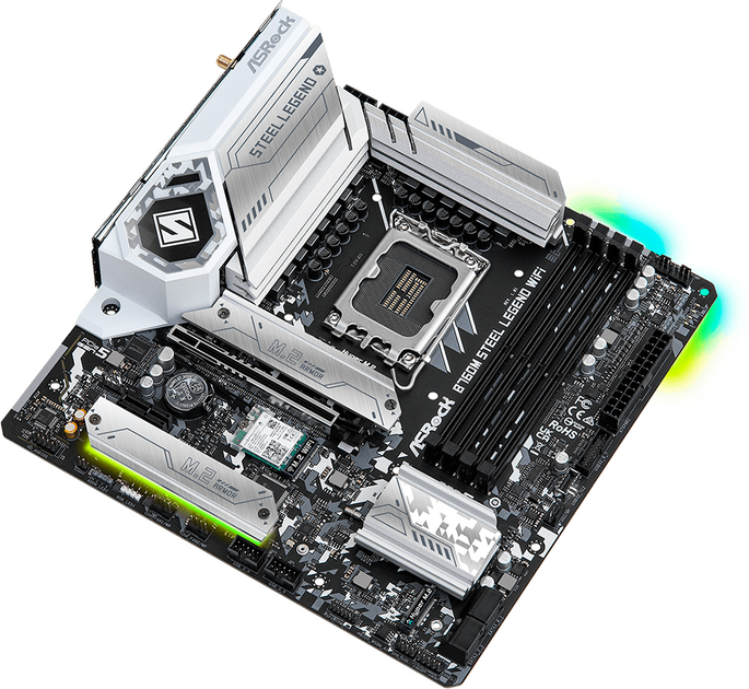Материнская плата ASRock B760M Steel Legend Wi-Fi (s1700, Intel B760, PCI-Ex16) - изображение 3