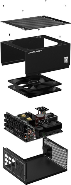 Блок живлення LC-Power LC850P V3.0 850 W Black - зображення 14