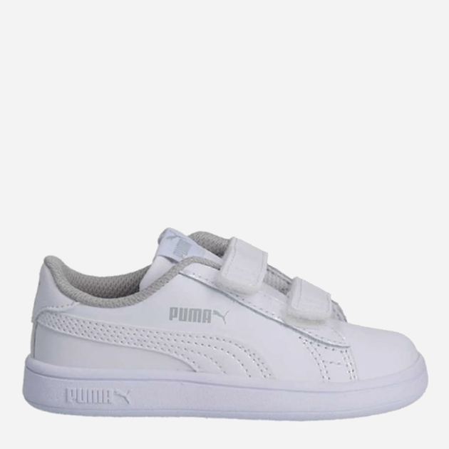 Акція на Дитячі кеди для дівчинки Puma Smash v2 36517402 27 Puma White-Puma White від Rozetka