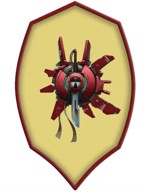 Шеврон патч "Тау Warhammer 40000" на липучке велкро - изображение 1