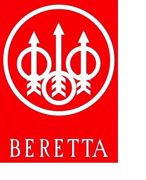 Шеврон патч "BERETTA" красный на липучке велкро - изображение 1