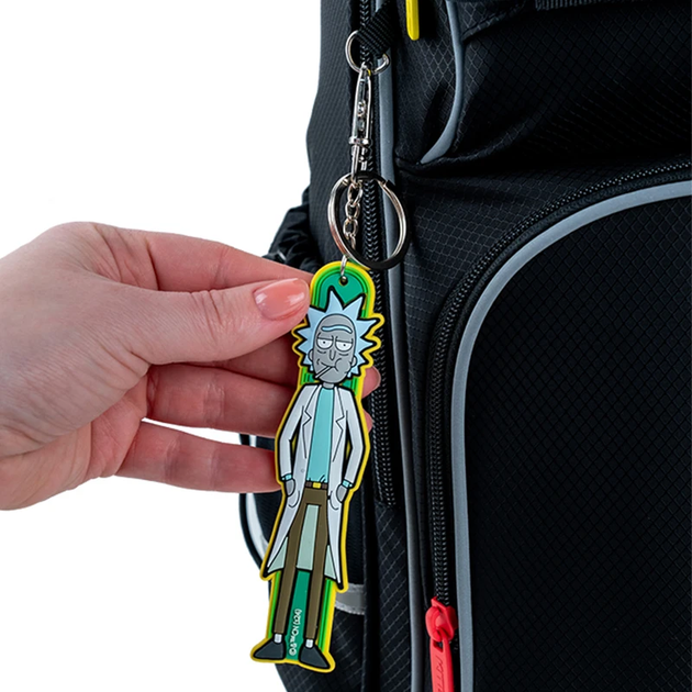 Набір Kite Rick and Morty бейдж на липучці та підвіска Зелений х 2 шт (RM24-3010) - Фото 5 Набір Kite Rick and Morty бейдж на липучці та підвіска Зелений х 2 шт (RM24-3010) - зображення 5