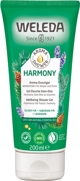 Żel pod prysznic Weleda Aroma Harmony 200 ml (7611916160752) - obraz 1