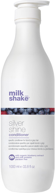 Кондиціонер Milk_Shake Silver Shine Conditioner для освітленого або сивого волосся 1000 мл (8032274076551) - зображення 1