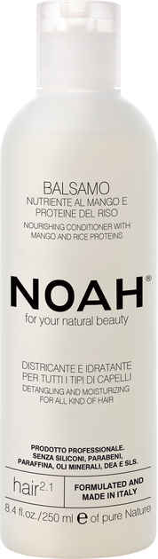 Odżywka do włosów Noah For Your Natural Beauty 2.1 Mango & Rice Proteins 250 ml (8034063520061) - obraz 1