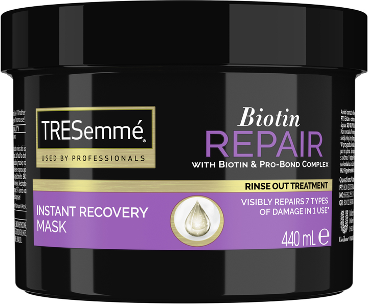 Maska regenerująca do włosów TRESemmé Biotin Repair & protect 440 ml (8720181238079) - obraz 1