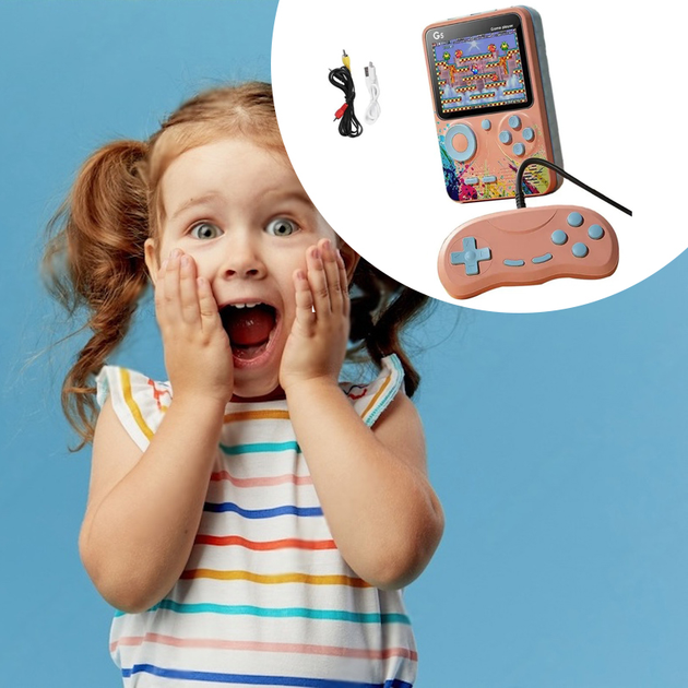 Портативная игровая консоль G5S с джойстиком 500 классических игр ...