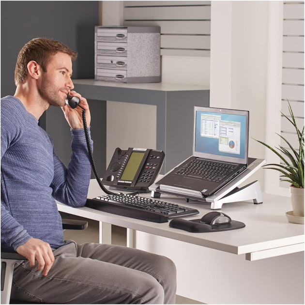 Podstawka pod laptopa Fellowes Riser Office Suites 17" Black/Silver (43859470952) - obraz 6