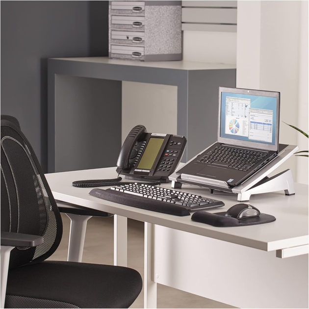 Podstawka pod laptopa Fellowes Riser Office Suites 17" Black/Silver (43859470952) - obraz 7