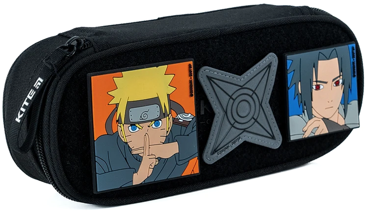 Набір бейджів на липучці Kite Naruto Сіро-помаранчевий х 3 шт (NR24-3012-1) - зображення 5
