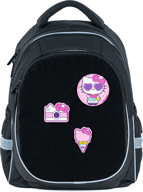 Набір бейджів на липучці Kite Hello Kitty Рожевий х 3 шт (HK24-3012-2) - Фото 3 Набір бейджів на липучці Kite Hello Kitty Рожевий х 3 шт (HK24-3012-2) - зображення 3