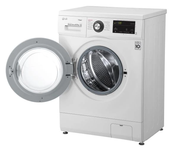 Стиральная машина lg фронтальная, 6,5кг, 1200, a+++, 44см, дисплей, пар, инвертор, белый f2j3ws2w - изображение 8