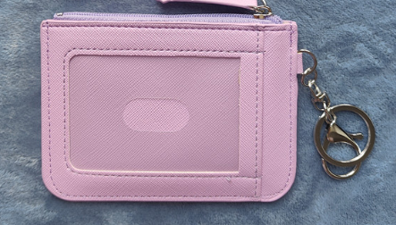 Гаманець монетниця дитячий для дівчинки Kuromi (Kuromi ) геншень, манги, hello kitty, Санріо Кітті, Мелоді подарунок дочці фіолетовий 2 ф (AN)31938 - зображення 2