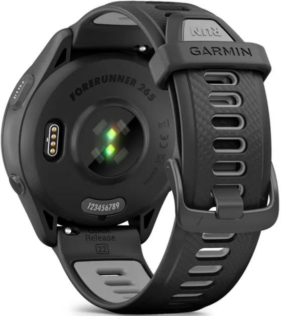 Смарт-часы Garmin Forerunner 265, Black (010-02810-10) - изображение 6