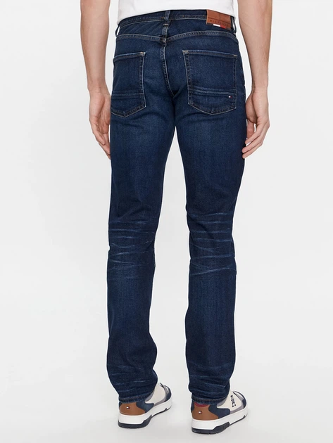 Jeansy regular fit męskie Tommy Hilfiger MW0MW33973-1BN 30/32 Granatowe (8720645762829) - obraz 2