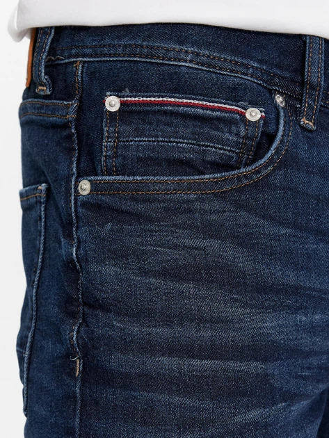 Jeansy regular fit męskie Tommy Hilfiger MW0MW33973-1BN 30/32 Granatowe (8720645762829) - obraz 3