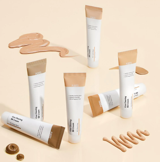 BB-крем с центеллой Purito Seoul Cica Clearing BB Cream №13 Neutral Ivory 30ml - изображение 7