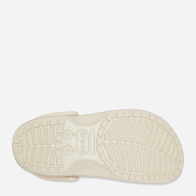 Chodaki damskie Crocs Baya 10126-2V3 36-37 (M4/W6) 22 cm Beżowe (196265253326) - obraz 5