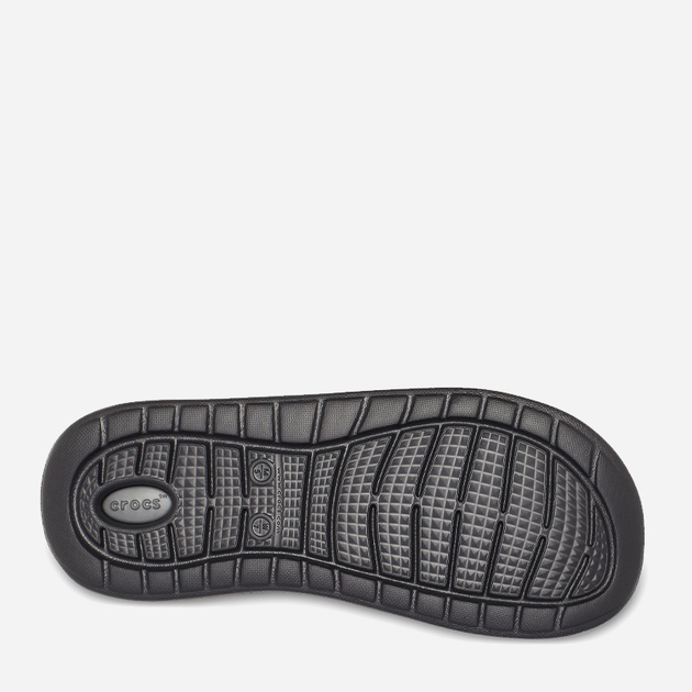 Klapki damskie Crocs LiteRide 205183-0DD 36-37 (M4/W6) 22 cm Czarny/Szary (191448209596) - obraz 5