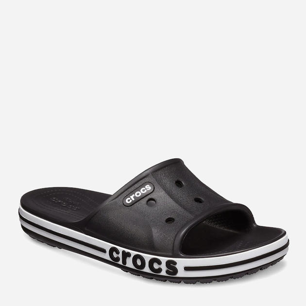 Чоловічі шльопанці для пляжу Crocs Bayaband 205392-066 41-42 (M8/W10) 26 см Чорний/Білий (191448189096) - зображення 3