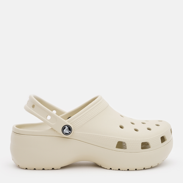 Crocsy damskie na platformie Crocs Classic Platform 206750-2Y2 41-42 (W10) 26 cm Beżowe (191448963436) - obraz 1