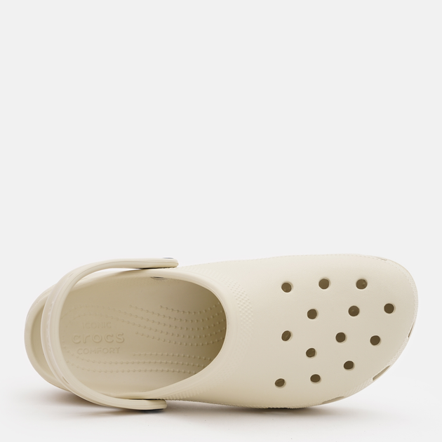 Жіночі крокси Crocs Classic Platform 206750-2Y2 41-42 (W10) 26 см Бежеві (191448963436) - зображення 5