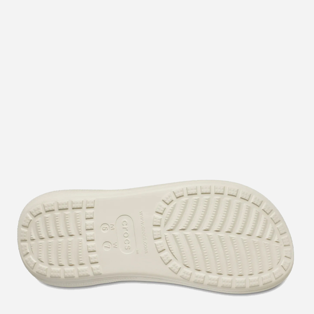Klapki damskie Crocs Classic Crush 207670-2Y2 38-39 (M6/W8) 24 cm Beżowe (191448989849) - obraz 4