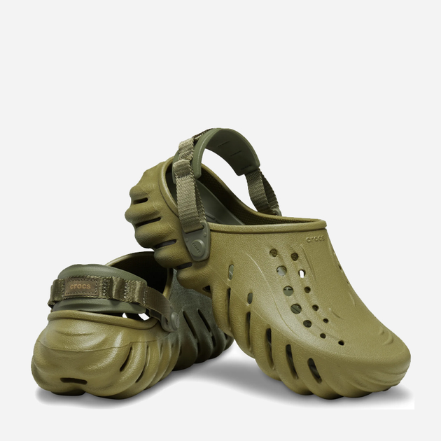 Crocsy męskie Crocs Echo 207937-3UA 41-42 (M8/W10) 26 cm Oliwkowe (196265558315) - obraz 2