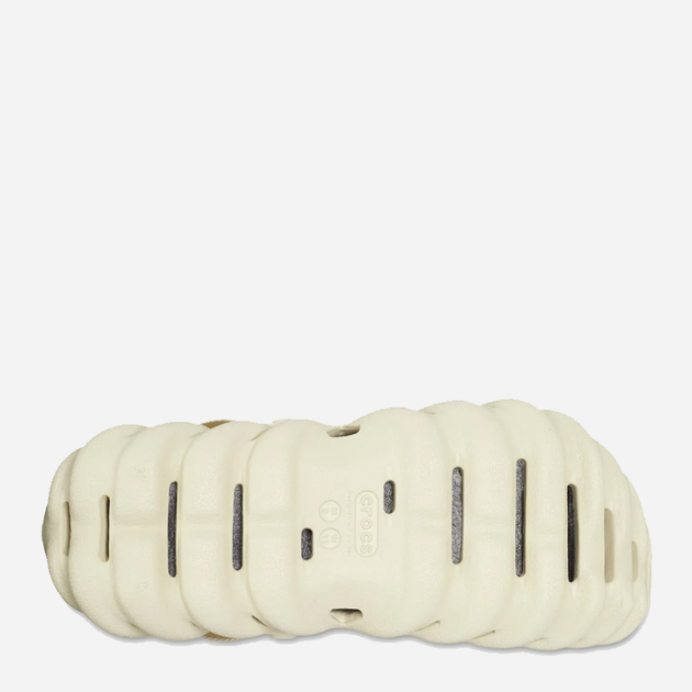 Жіночі крокси Crocs Echo 207937-2YJ 39-40 (M7/W9) 25 см Бежевий/Чорний (196265357864) - зображення 4