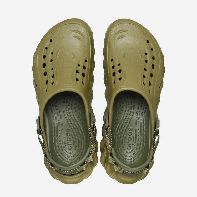 Chodaki męskie Crocs Echo 207937-3UA 45-46 (M11) 29 cm Oliwkowe (196265558209) - obraz 3