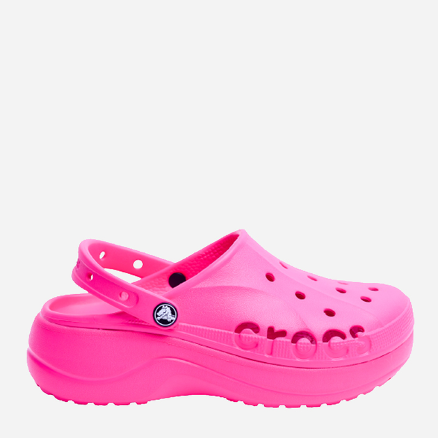 Жіночі крокси Crocs Baya Platform 208186-6QQ 37-38 (W7) 23 см Рожеві (196265400867) - зображення 1