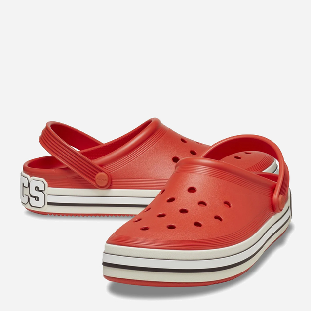 Crocsy męskie Crocs Off Court Logo 209651-625 48-49 (M13) 31 cm Czerwone (196265582501) - obraz 2