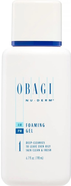 Żel do mycia twarzy Obagi Nu-Derm Foaming gel oczyszczający 198 ml (362032070056 / 362032185163) - obraz 1