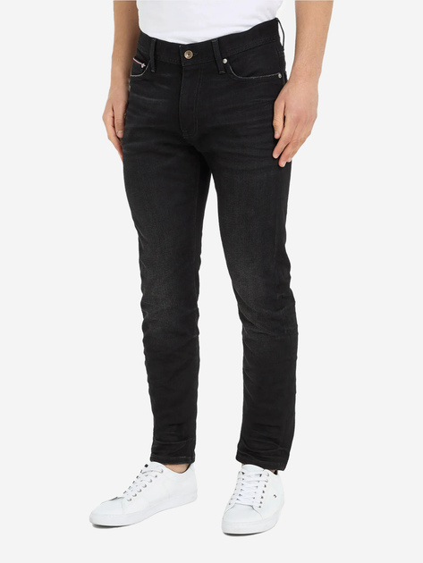 Jeansy Slim Fit męskie Tommy Hilfiger MW0MW33976_DW5 32/34 Czarne (8720645740858) - obraz 1