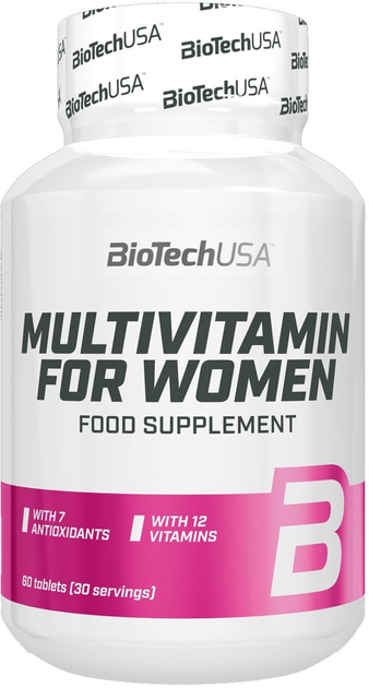 Witaminy Biotech Multivitamin for Women 60 tabletek (5999076247578) - obraz 1