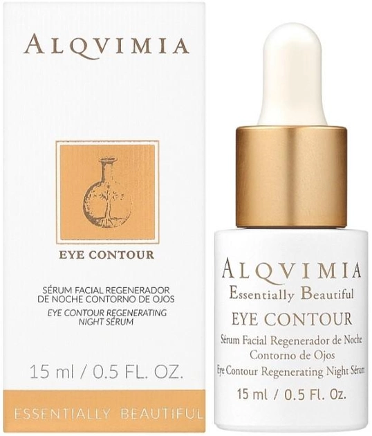 Сироватка для шкіри навколо очей Alqvimia Essentially Beautiful зміцнювальна 15 мл (8420471012197) - зображення 1