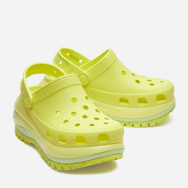 Женские кроксы Crocs Mega Crush 207988-76M 36-37 (M4/W6) 22 см Желтые ...