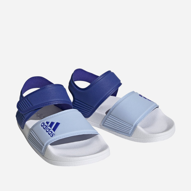 Підліткові сандалії для хлопчика adidas Adilette Sandal K H06444 38 Блакитні (4066746013496) - зображення 3