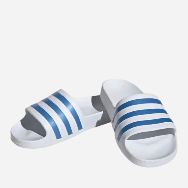 Жіночі шльопанці adidas Adilette Aqua HP6295 40.5 Білі з блакитним (4066746014639) - зображення 4