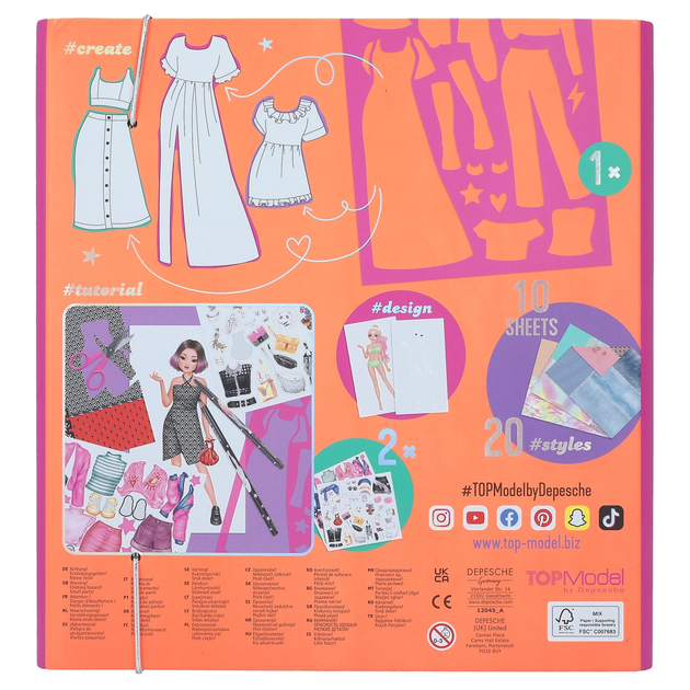 Zestaw kreatywny Depesche Create Your TOPModel Design Studio (4010070626228) - obraz 3