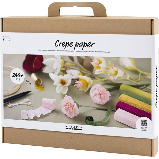 Zestaw do stworzenia bukietu Creativ Company Crepe Paper Flowers (5712854592109) - obraz 2