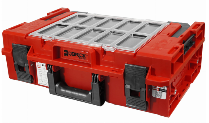 Ящик для инструментов Qbrick System ONE Ultra HD RED 200 2.0 EXPERT (SKRQ200E2CCZEPG011) - Фото 3 Ящик для инструментов Qbrick System ONE Ultra HD RED 200 2.0 EXPERT (SKRQ200E2CCZEPG011) - изображение 3