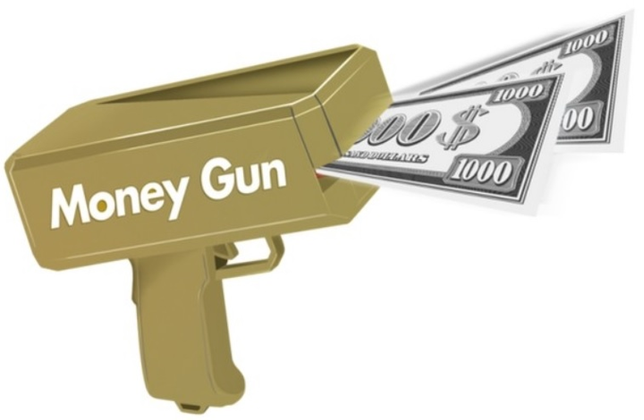 Pistolet na pieniądze Pocket Pieniądze papierowe 100 sztuk (5713428020943) - obraz 4