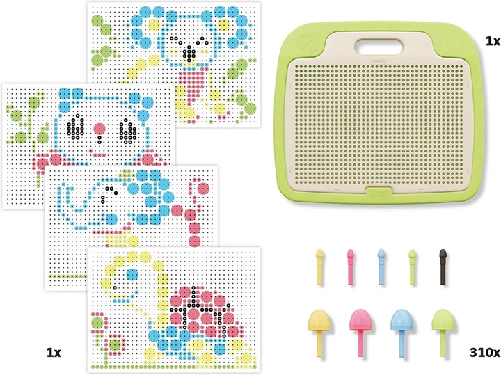 Mozaika Quercetti FantaColour PlayEko+ 310 elementów (8007905809341) - obraz 3