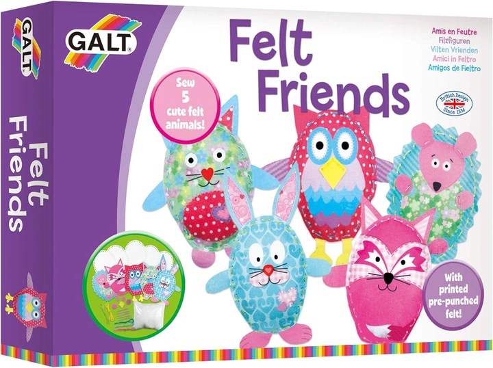 Набір для виготовлення іграшок Galt Felt Friends (5011979563682) - зображення 1