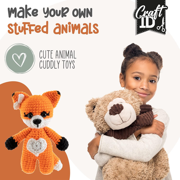 Набір для виготовлення іграшки Craft ID Crochet Kit Лисеня (8720257130115) - зображення 5