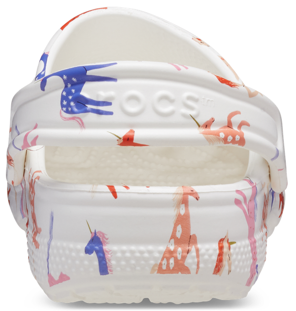 Детские сабо CROCS CLASSIC CHARACTER PRINT CLOG KIDS 33 Белые в принт 209695 - изображение 6