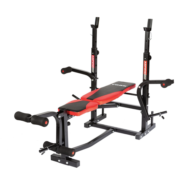 Скамья для жима York Fitness ASPIRE 220 с стойкой для штанги и партой Скотта - изображение 2
